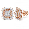 2.52 CT Multi Layer Circle Cluster Diamond Earring