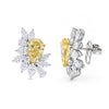 10.97 CT Multi Shape Floral Lab Diamond Earrings