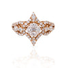 0.99 CT Marquise & Princess & Round Cut Diamond Rings