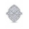 1.65 CT Illusion Setting Multi Shape Diamond Ring