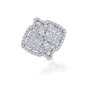 1.65 CT Illusion Setting Multi Shape Diamond Ring