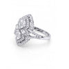 1.65 CT Illusion Setting Multi Shape Diamond Ring